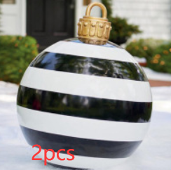 Christmas Ornament Ball Outdoor PVC 60CM Inflatable