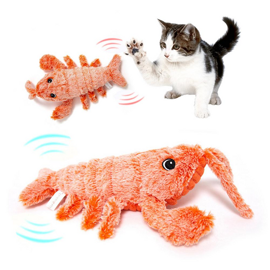 Pet Toys Electric Jumping Shrimp USB Charging Simulation