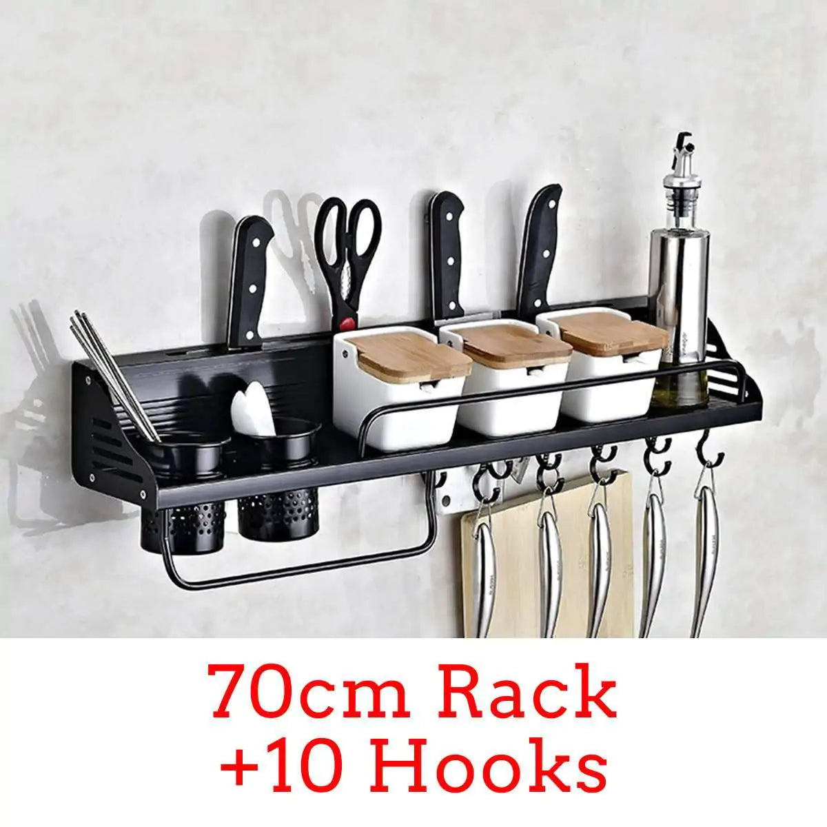 Wall-Mounted Kitchen Rack