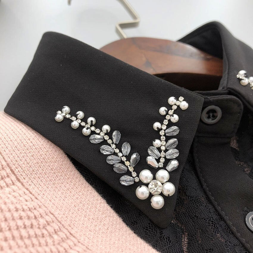 Handmade Beads Embroidery Fake Collar for Woman