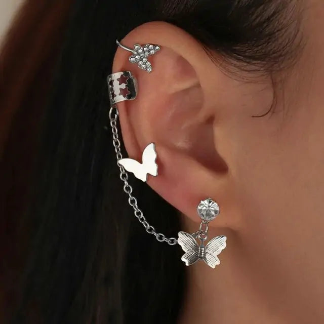 Butterfly Crystal Earrings