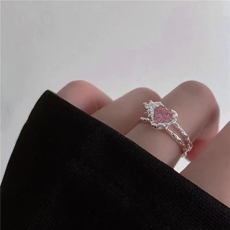 Crystal Love Ring