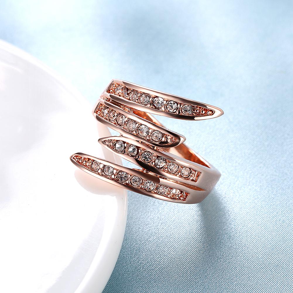 18K Rose Gold Plated Elements Ariana Ring
